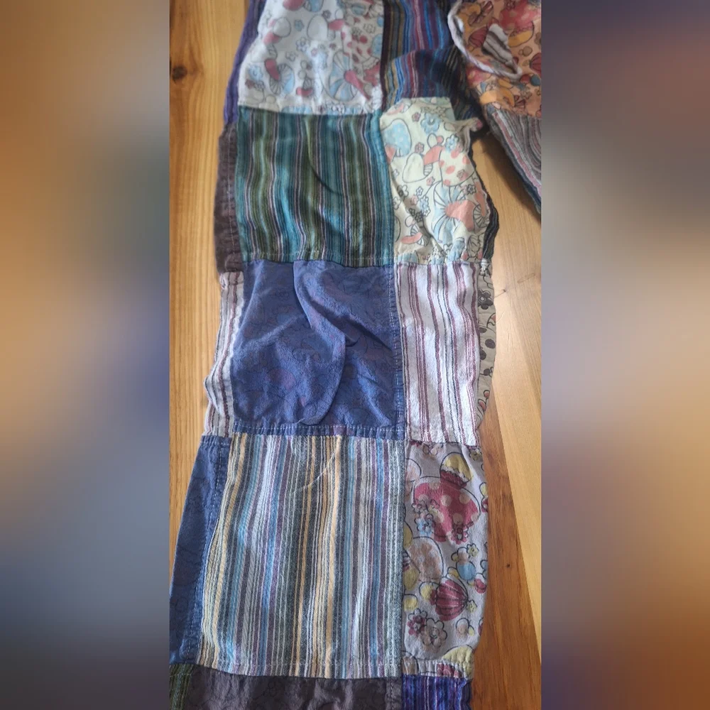 Kathmandu Womens Bohemian Patchwork Wide Leg Pants Xs Or Small Due To Stretch - Picture 3 of 11